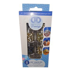 Diamond Dotz Freestyle Metallic PACK 8 COUNT NEW